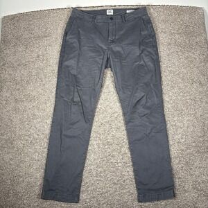 Flint and Tinder Pants Mens 33x30 Gray Athletic Tapered Fit Stretch Chino Office